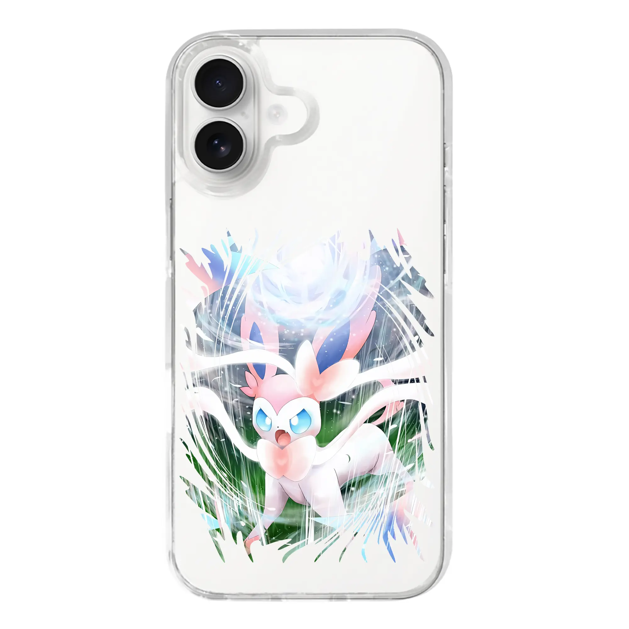 ポケモン グッズ,ニンフィア - iPhone 17シリーズ 透明スマホケース – 薄型・耐衝撃・精密フィット保護カバー